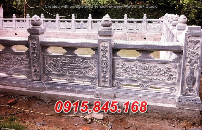 64 Hàng rào lan can đá tự nhiên đẹp bán tại Lai Châu